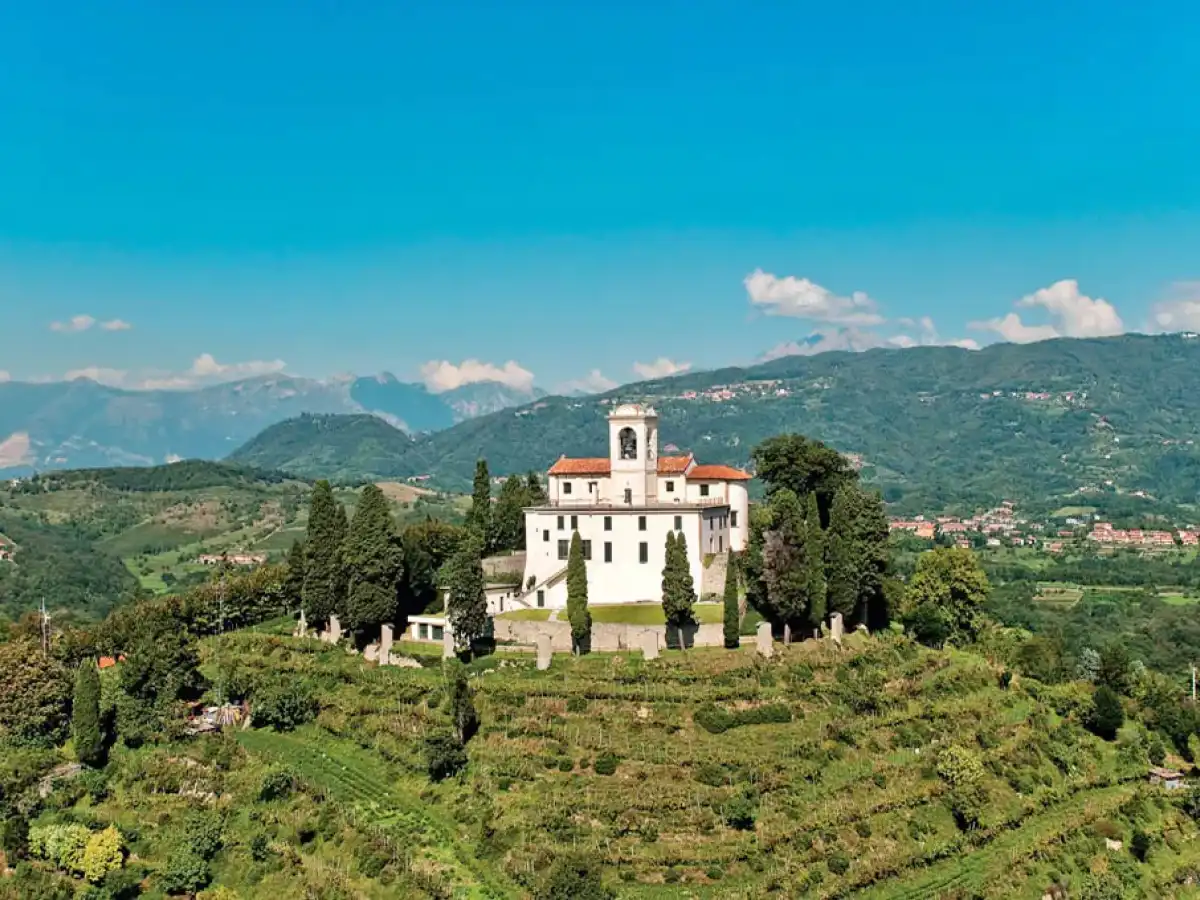 A genuine view of Montevecchia: sanctuary and views